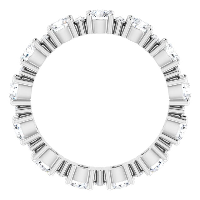 2.44 ct. Round Diamond Eternity Band-VIRABYANI